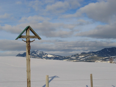 Wegekreuz im Ortsteil Fischen-Maderhalm